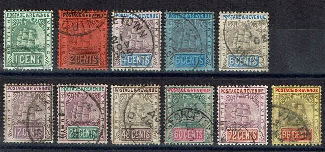 British Guiana Guyana 240 50 FU Purves Philatelics